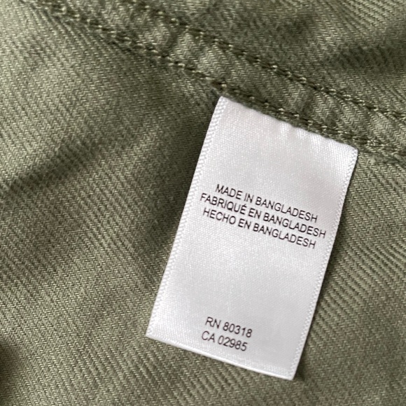 Lucky Brand Utility Jacket in Army Green - Picture 4 of 8